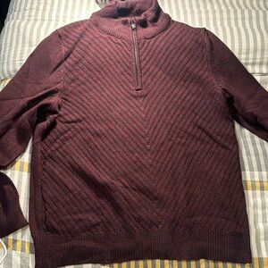 Calvin Klein Jeans Dark Red Sweater
